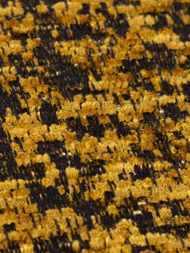 Riva Paoletti Gold Galaxy Chenille Piped Cushion - Image 5 of 5