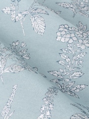 Wylder Blue Sophia Floral Jacquard Eyelet Curtains - Image 5 of 5