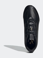 adidas Black/Gold Kids F50 Club Turf Boots - Image 3 of 11
