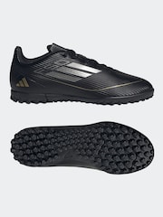 adidas Black/Gold Kids F50 Club Turf Boots - Image 4 of 11