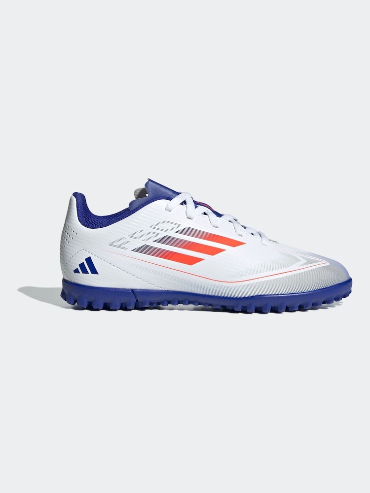 Белый/синий/красный - Детские бутсы для газона adidas F50 Club - Изображение 1 из 10