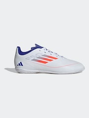 adidas White/Red Kids F50 Club Turf Boots - Image 1 of 10