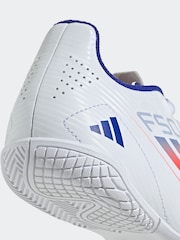 adidas White/Red Kids F50 Club Turf Boots - Image 8 of 10