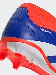 adidas Blue/White Predator League Laceless Firm Ground Boots Kids - Image 2 of 10