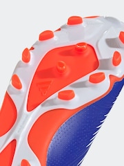 adidas Blue/White Predator Kids League Multi-Ground Football Boots - Image 10 of 10