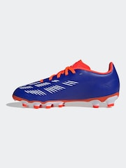 adidas Blue/White Predator Kids League Multi-Ground Football Boots - Image 2 of 10