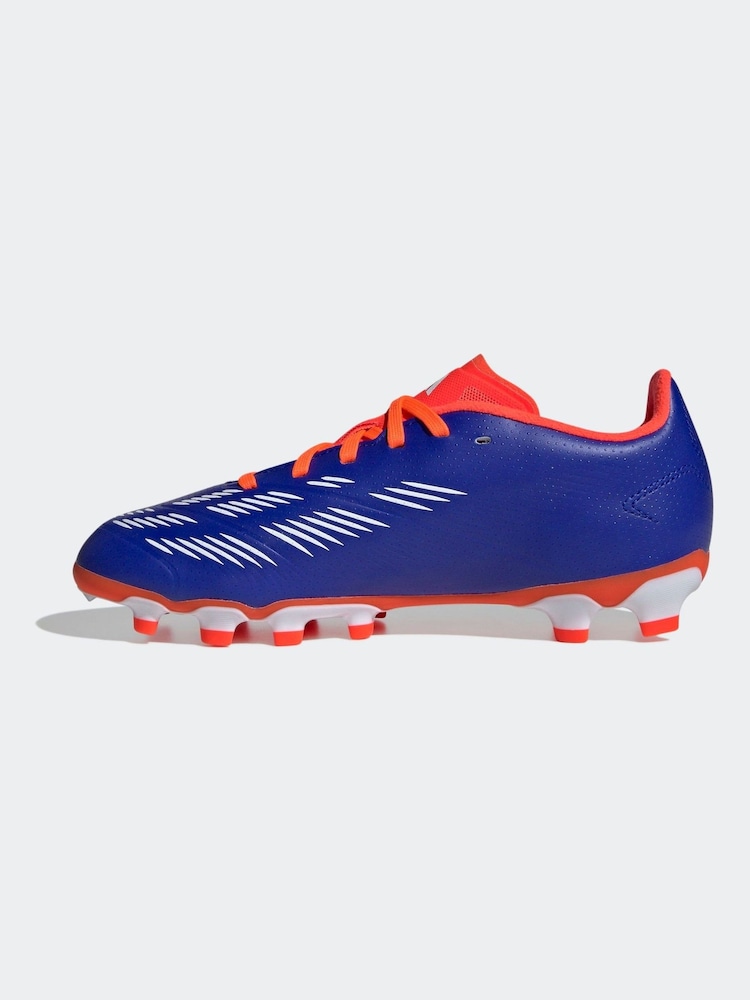 adidas Blue/White Predator Kids League Multi-Ground Football Boots - Image 2 of 10