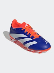 adidas Blue/White Predator Kids League Multi-Ground Football Boots - Image 3 of 10