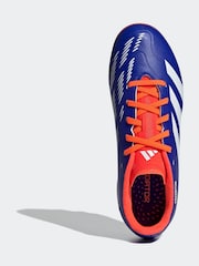 adidas Blue/White Predator Kids League Multi-Ground Football Boots - Image 6 of 10