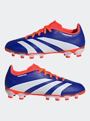 adidas Blue/White Predator Kids League Multi-Ground Football Boots - Image 8 of 10