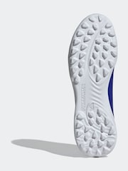 adidas Blue/White Kids Predator League Turf Boots - Image 10 of 11
