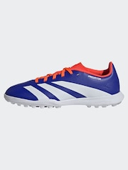 adidas Blue/White Kids Predator League Turf Boots - Image 3 of 11