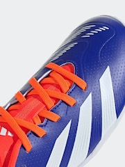 adidas Blue/White Kids Predator League Turf Boots - Image 6 of 11