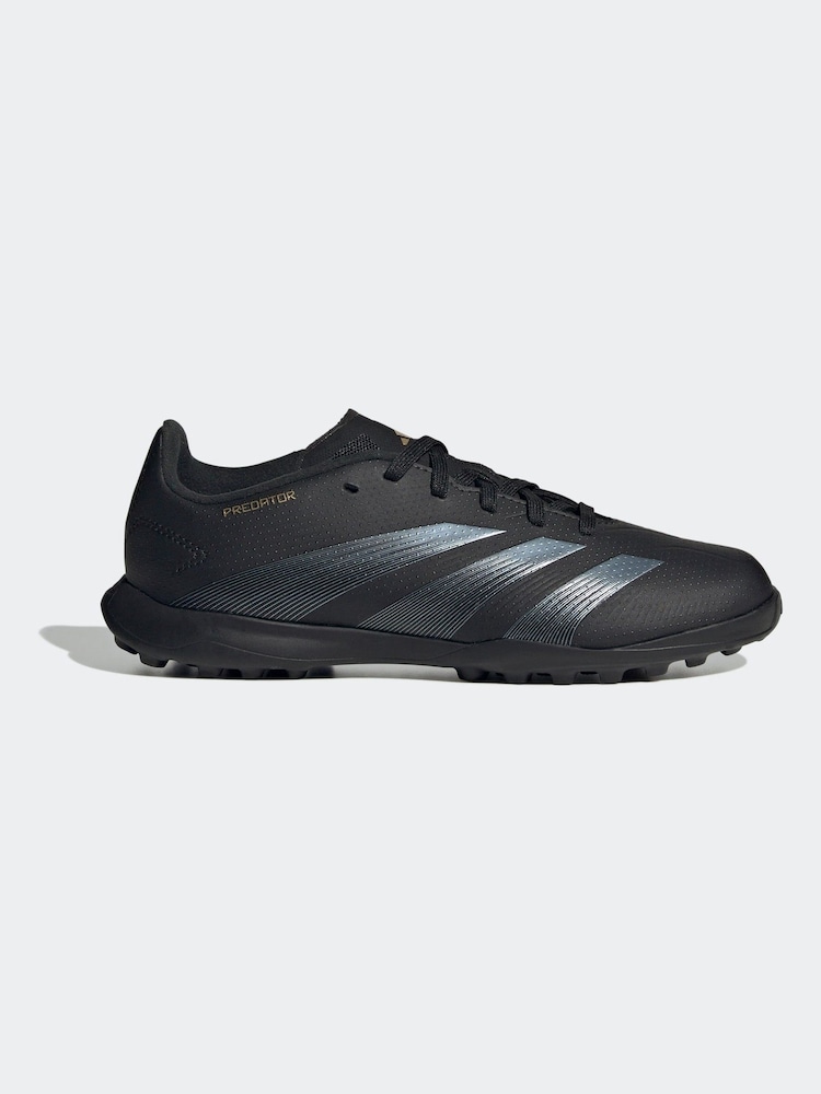 adidas Black/Gold Kids Predator League Turf Boots - Image 1 of 9