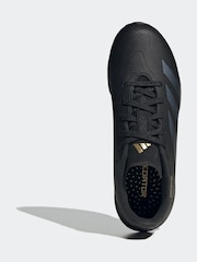adidas Black/Gold Kids Predator League Turf Boots - Image 6 of 9