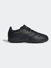 adidas Black/Gold Kids Predator Club Turf Boots - Image 1 of 10