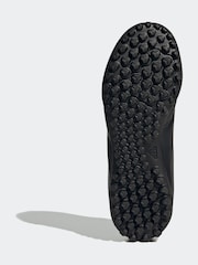 adidas Black/Gold Kids Predator Club Turf Boots - Image 3 of 10