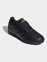 adidas Black/Gold Kids Predator Club Turf Boots - Image 5 of 10