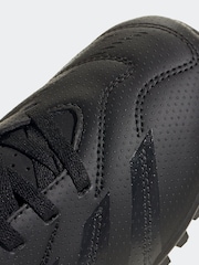 adidas Black/Gold Kids Predator Club Turf Boots - Image 8 of 10