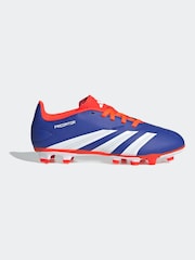 adidas Blue/White Predator Club Football Boots - Image 1 of 9