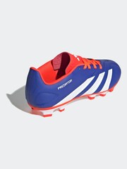 adidas Blue/White Predator Club Football Boots - Image 3 of 9