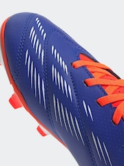 adidas Blue/White Predator Club Football Boots - Image 8 of 9