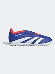 adidas Blue/White Predator Club Football Boots - Image 1 of 9