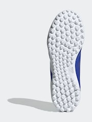 adidas Blue/White Predator Club Football Boots - Image 8 of 9