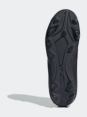 adidas Black Predator Club Flexible Ground Football Boots - Image 3 of 9