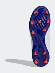 adidas White/Blue/Red Kids Copa Pure 2 League Firm Ground Boots - Image 3 of 11
