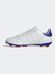 adidas White/Blue/Red Kids Copa Pure 2 League Firm Ground Boots - Image 4 of 11