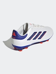 adidas White/Blue/Red Kids Copa Pure 2 League Firm Ground Boots - Image 6 of 11