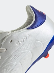 adidas White/Blue/Red Kids Copa Pure 2 League Firm Ground Boots - Image 8 of 11