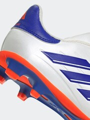 adidas White/Blue/Red Copa Pure 2 Club Football Boots - Image 4 of 11