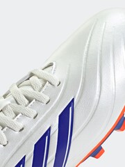 adidas White/Blue/Red Copa Pure 2 Club Football Boots - Image 5 of 11