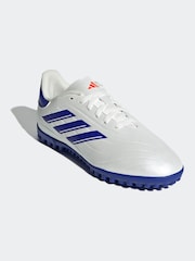 adidas White/Blue/Red Kids Copa Pure 2 Club Turf Boots - Image 3 of 9