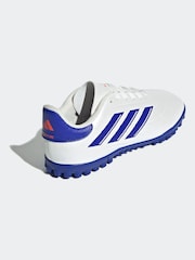 adidas White/Blue/Red Kids Copa Pure 2 Club Turf Boots - Image 4 of 9