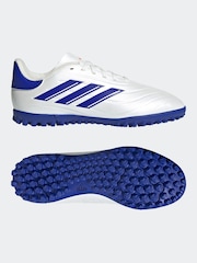 adidas White/Blue/Red Kids Copa Pure 2 Club Turf Boots - Image 5 of 9