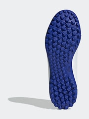 adidas White/Blue/Red Kids Copa Pure 2 Club Turf Boots - Image 7 of 9