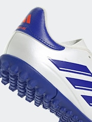 adidas White/Blue/Red Kids Copa Pure 2 Club Turf Boots - Image 8 of 9