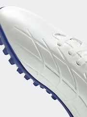 adidas White/Blue/Red Kids Copa Pure 2 Club Turf Boots - Image 9 of 9