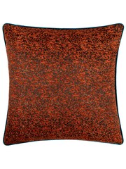 Riva Paoletti Copper Galaxy Chenille Piped Cushion - Image 2 of 5