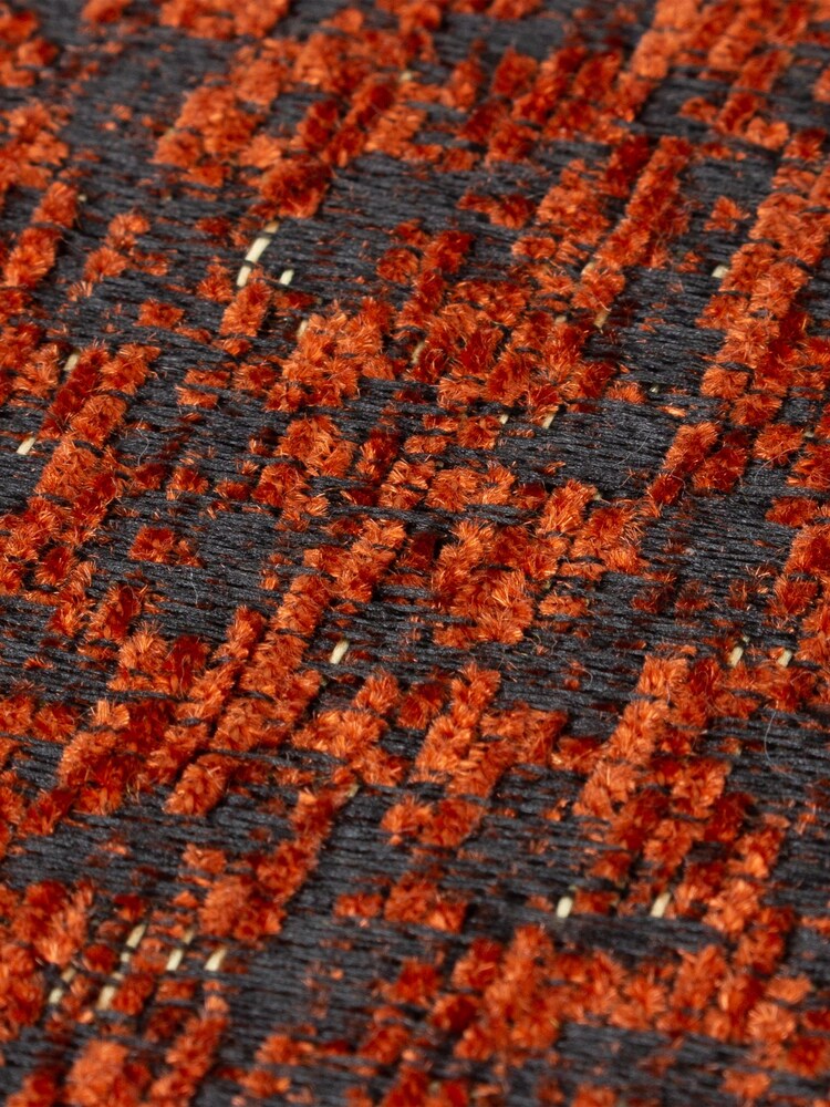 Riva Paoletti Copper Galaxy Chenille Piped Cushion - Image 5 of 5