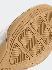adidas White/Gold Kids Super Sala II Indoor Football Boots - Image 8 of 11