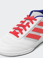 adidas White/Blue/Red Kids Super Sala II Indoor Football Boots - Image 8 of 10