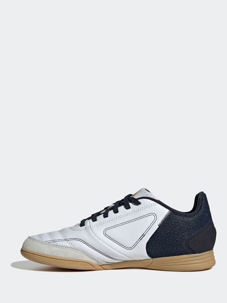 adidas White/Gold Kids Top Sala Competition Indoor Football Boots - Image 2 of 9