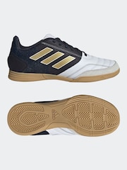adidas White/Gold Kids Top Sala Competition Indoor Football Boots - Image 5 of 9