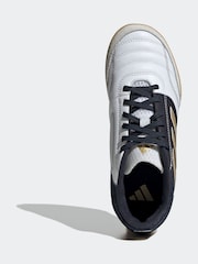 adidas White/Gold Kids Top Sala Competition Indoor Football Boots - Image 6 of 9