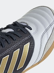 adidas White/Gold Kids Top Sala Competition Indoor Football Boots - Image 8 of 9