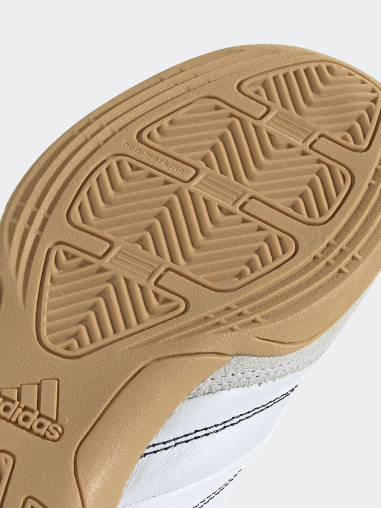adidas White/Gold Kids Top Sala Competition Indoor Football Boots - Image 9 of 9